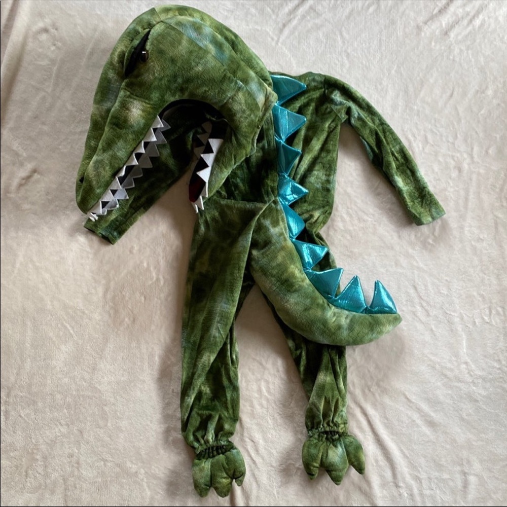 Pottery Barn Kids Light-Up T-Rex Halloween Costume size 4-6Y